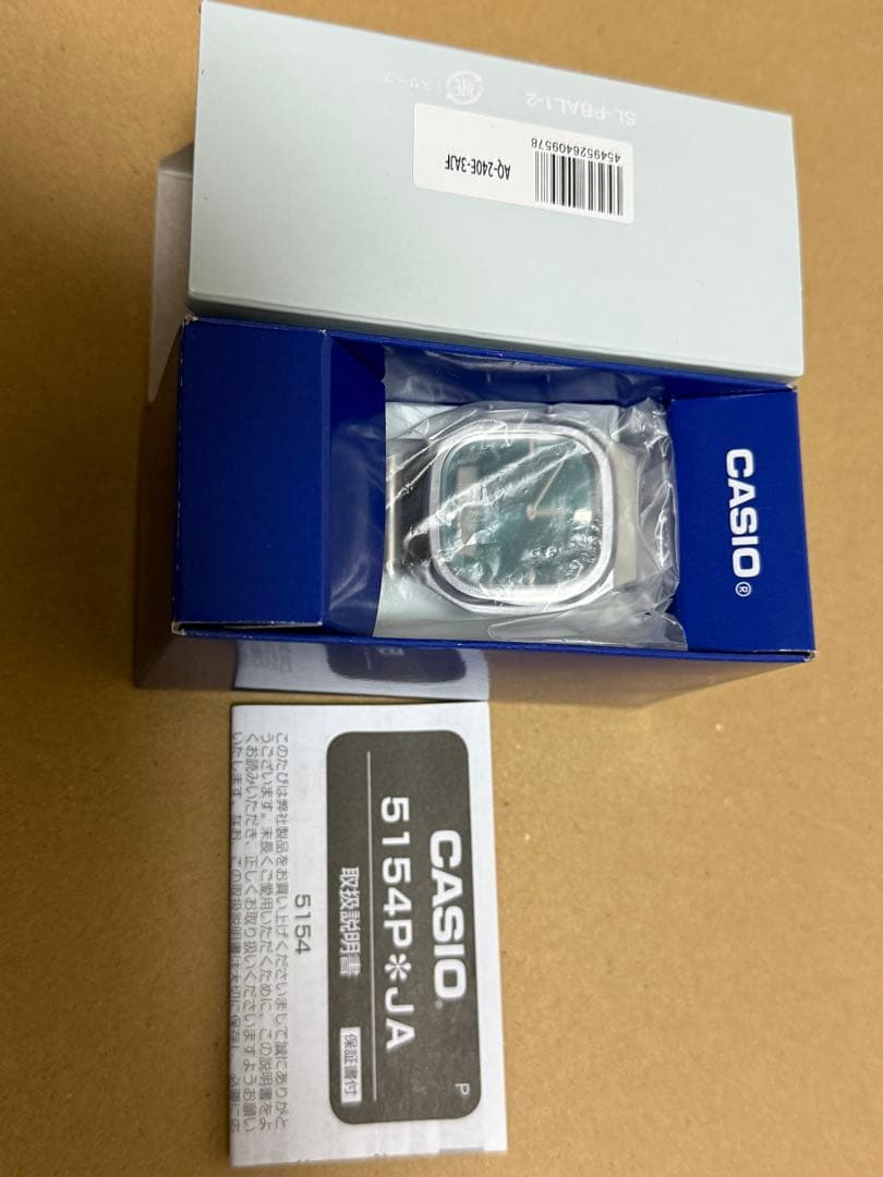 新品】CASIO CLASSIC AQ-240E-3AJF ブルーグリーン