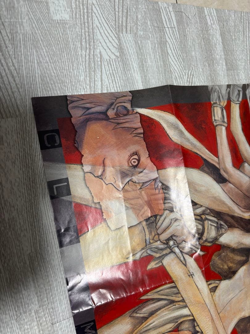 CLAYMORE ポスター 2枚 稀少品【折れ・破けあり/ダメージあり】