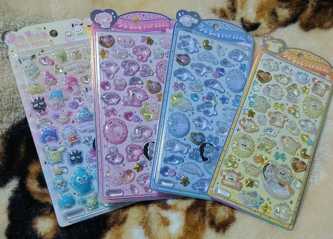 正規品 サンリオ うるちゅる ポップシール 8枚 新品 クロミ キティ ベビー