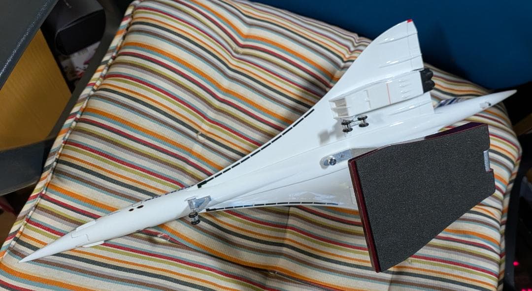 稀少 コンコルド～★エールフランス 1/125 大型モデル