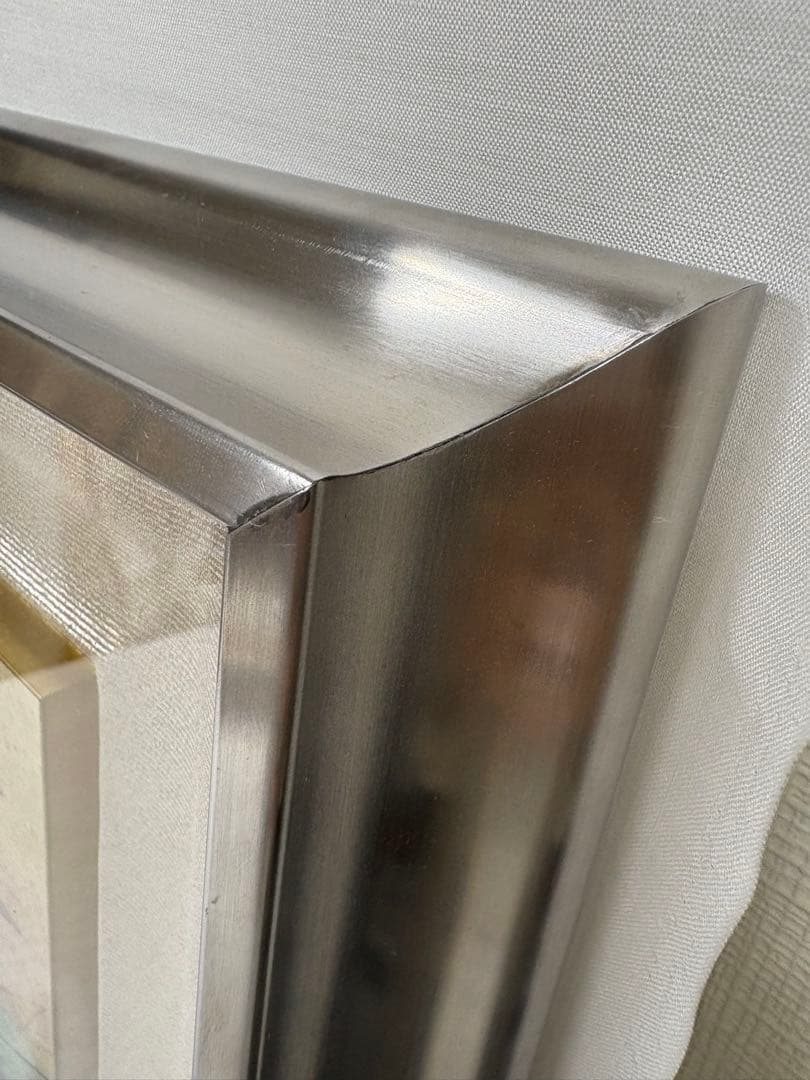 「冨貴草」 小川立夫　金落款　共シール　京都巨匠