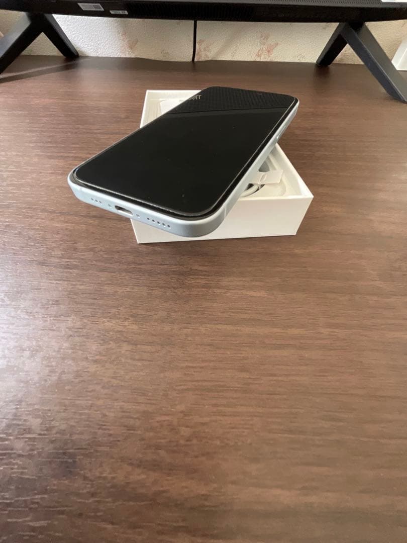 ヒ*読様 Apple iPhone15 128GB ブルー