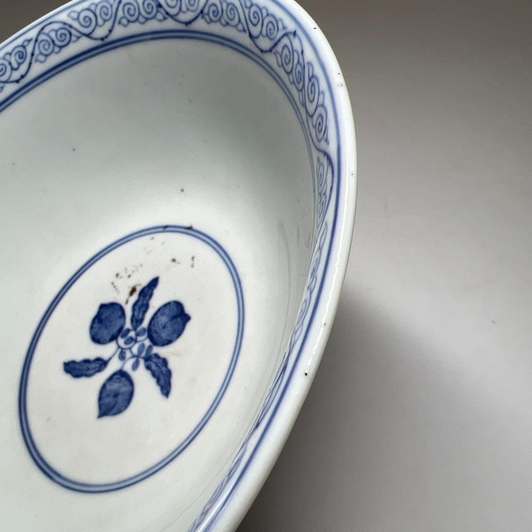 中国清時代　大清光緒年製青花鉢　口径16.3㎝　東Y8-0105☆2Fタサチ