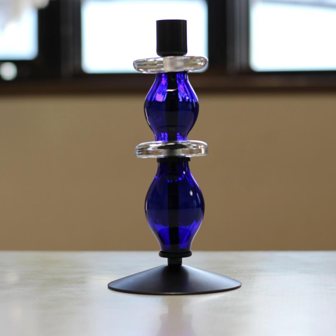 【美品・刻印】エリックホグラン　キャンドルホルダー オニオン型　2個セット