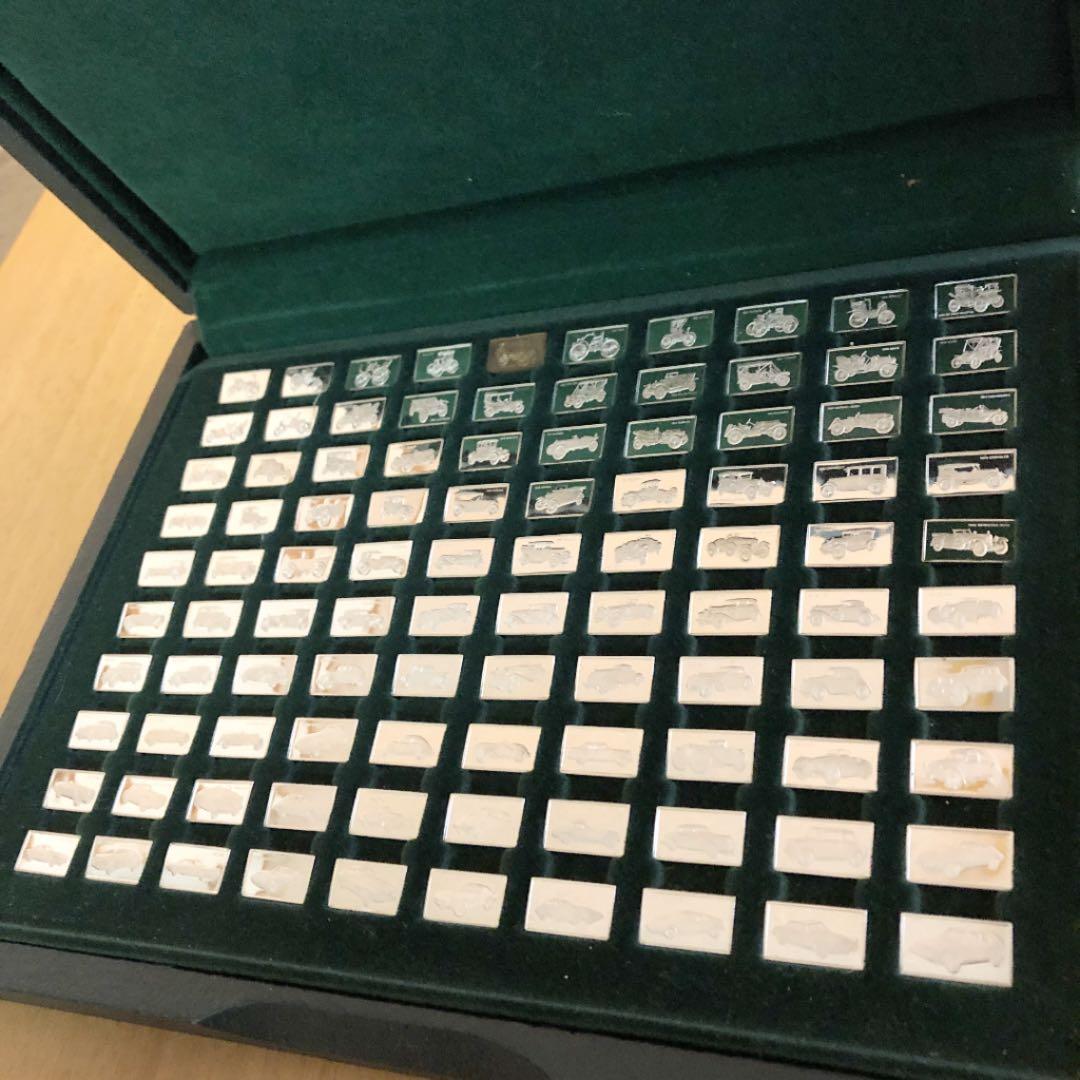 偉大なる自動車100種　純銀製ミニチュア・コレクション