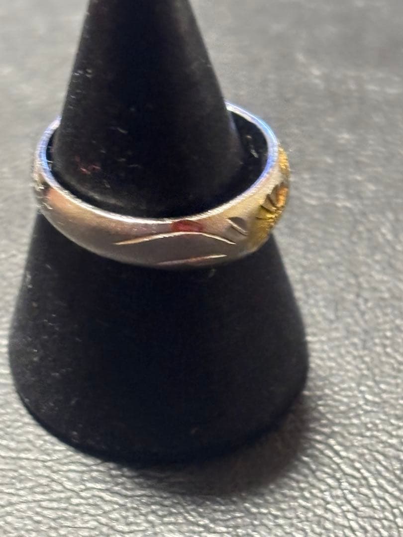 純銀　シルバーリング　18号