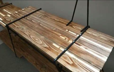 吉田メタル製　アイアンシェルフ　アイアンラック　360幅　アーチ型