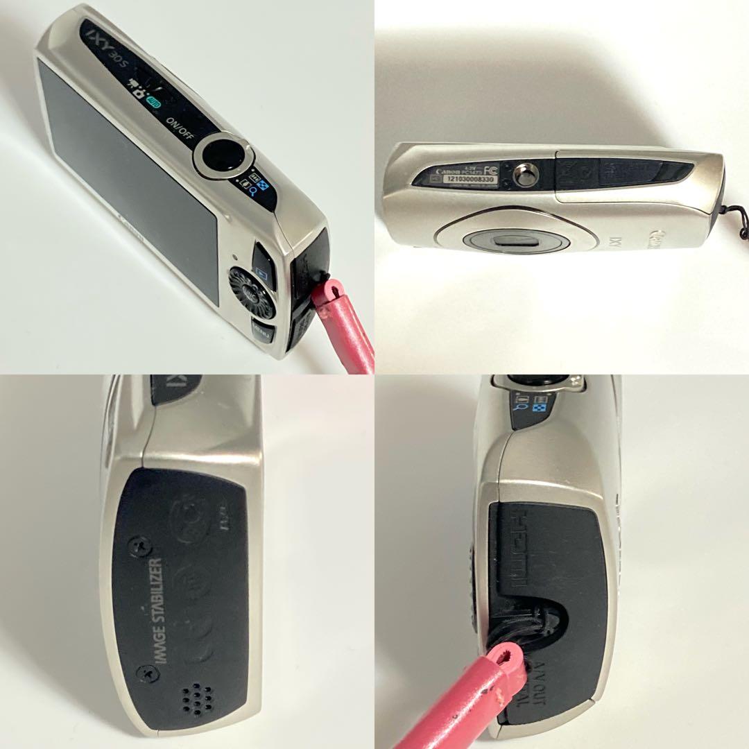 キヤノン　IXY 30S シルバー　イクシー　CANON IXC-420 ピンク