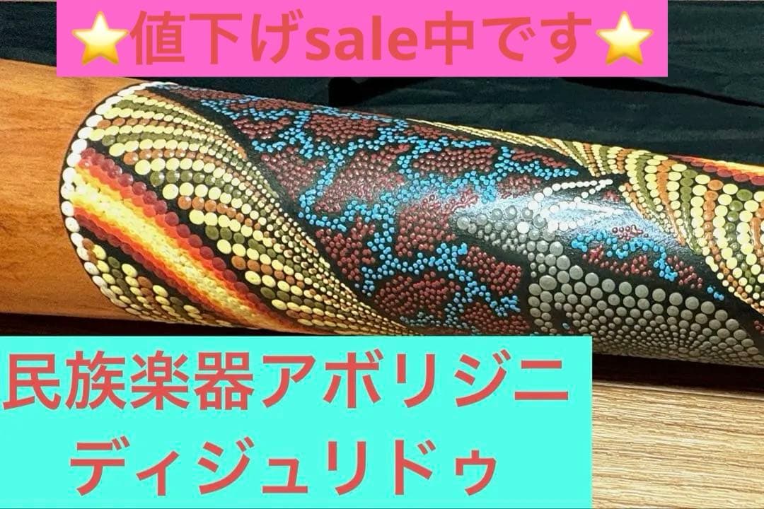 アボリジニ民族楽器ディジュリドゥ 専用ケース付き