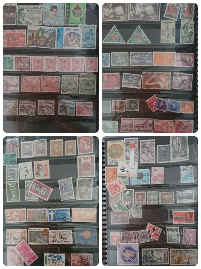 437) 使用済み外国切手 おまとめ 昭和の頃