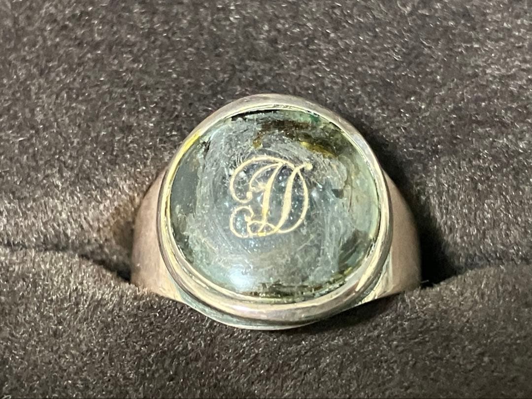 1799年　モーニングリング　イギリス　シグネット　本物　アンティーク
