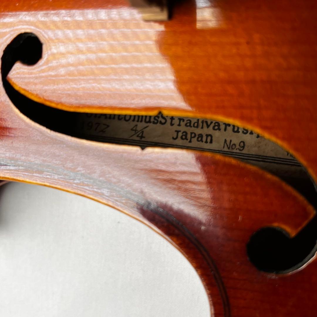 【希少】SUZUKI バイオリン No.9 4/4 1972年　ヴァイオリン