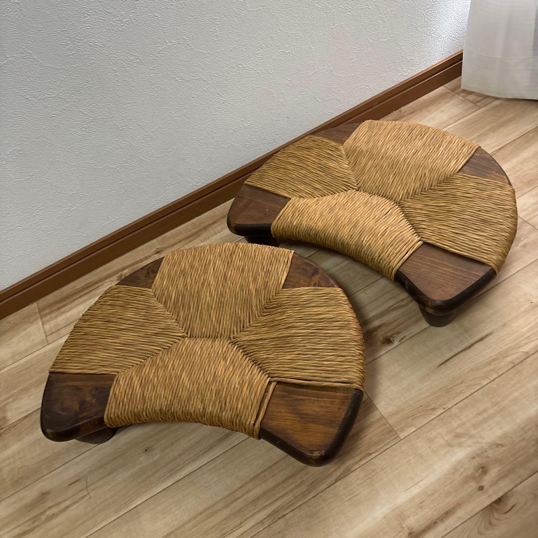 正座椅子 あぐら椅子 座椅子 木製 和室　2個セット　状態良い　最安値