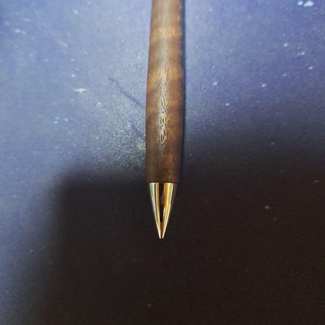 工房楔シャーペン0,5mmウォールナット縮み杢