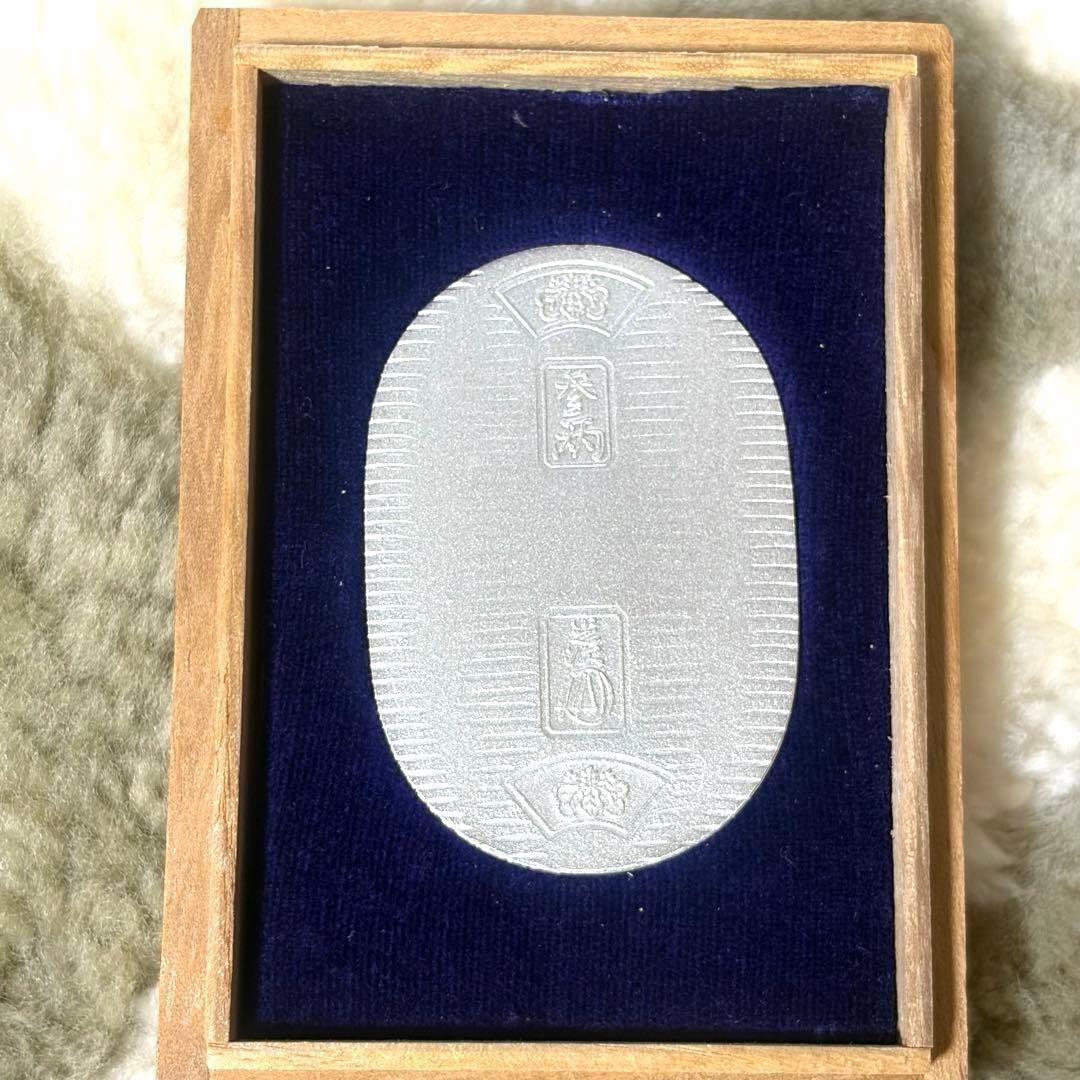 記念 純銀小判 木箱付 約20g