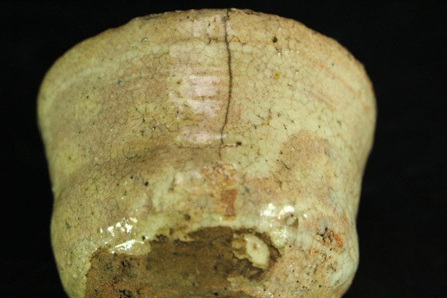 古い 唐津 萩 益子 ぐい呑 四件 まとめて(K-YC380)