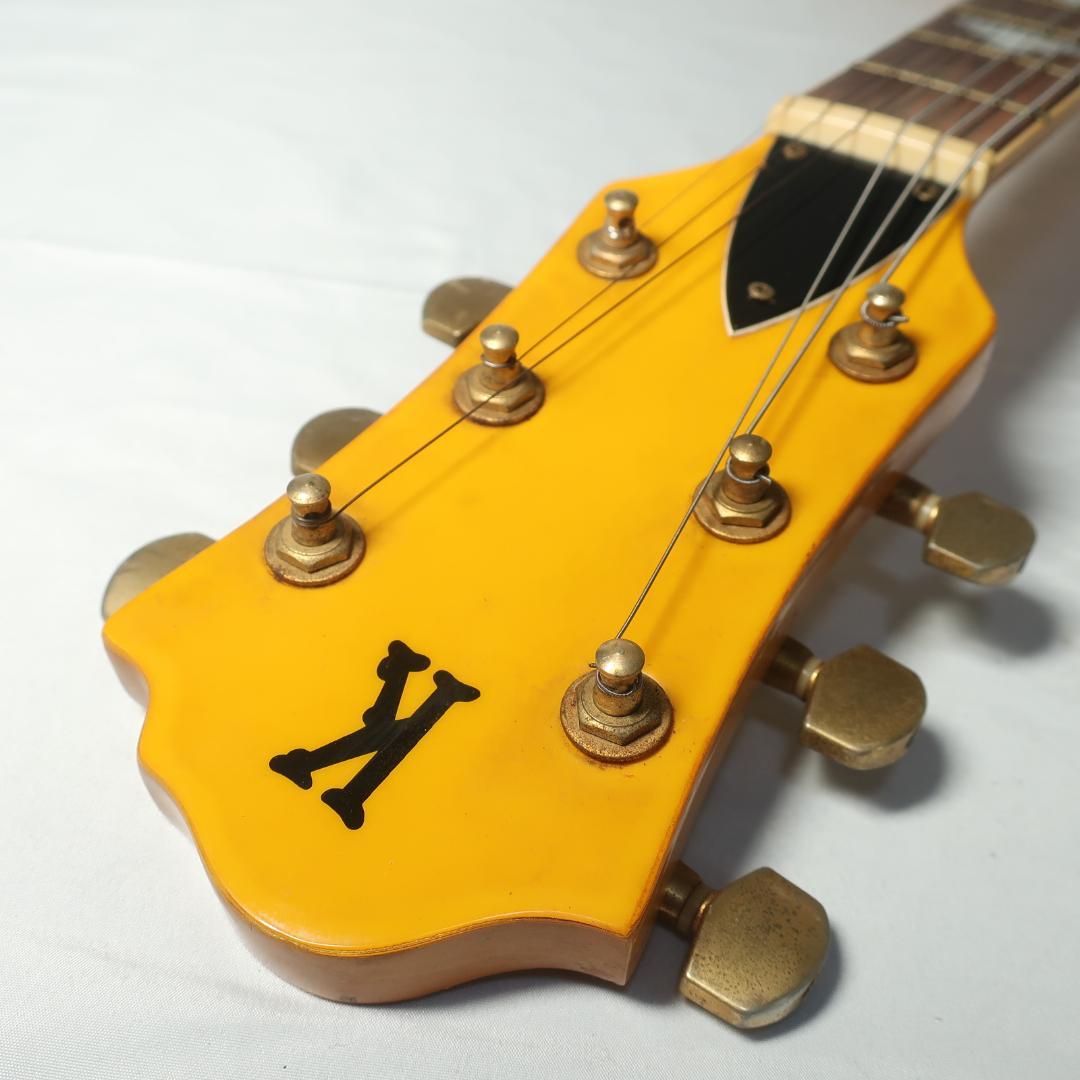 HIDEモデル モッキンバード エレキギター イエロー