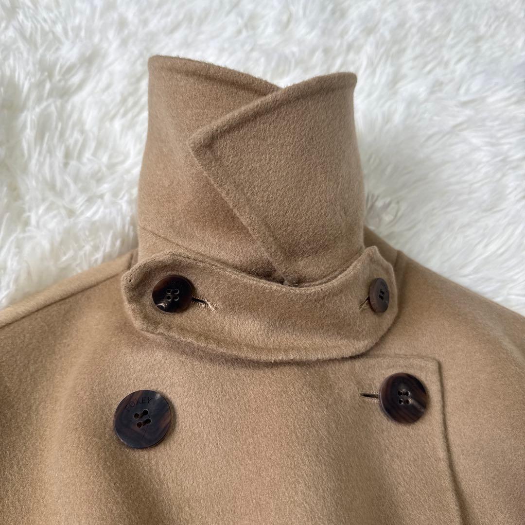 美品✨ フォクシー［40］ショートコート ジャケット カシミヤ100% ベージュ