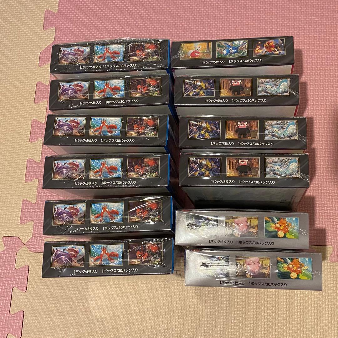 ポケカ　メガブレイブ6BOX メガシンフォニア4BOX バイオレットex2BOX