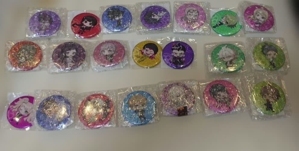 オンラインくじ　ダンガンロンパシリーズ×上倉エク　D賞缶バッジ　コンプリート