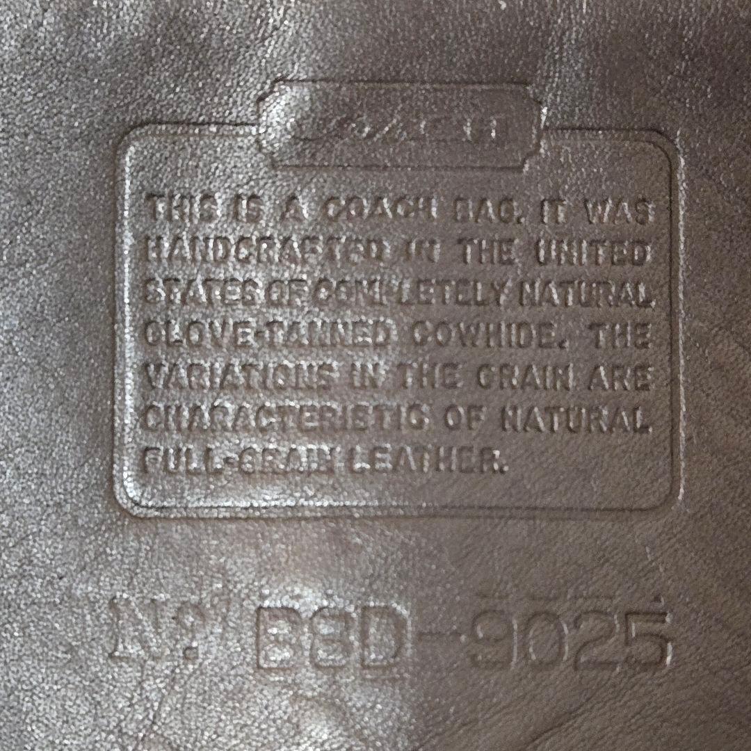 バッグ Vintage Coach Ergo Zip Bag 9025 Black