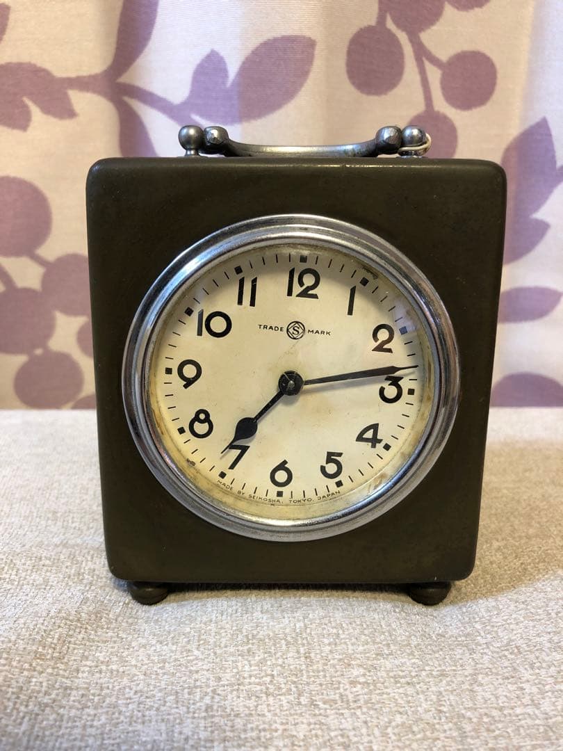 TRADE (S)MARK 精工舎 SEIKO昭和レトロ　アンティーク　置時計