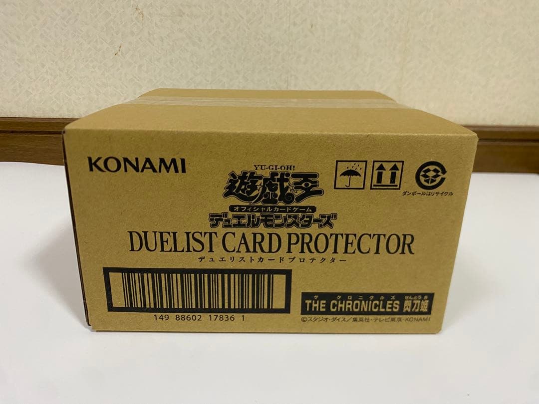 遊戯王　THE CHRONICLES 閃刀姫　スリーブ　カートン