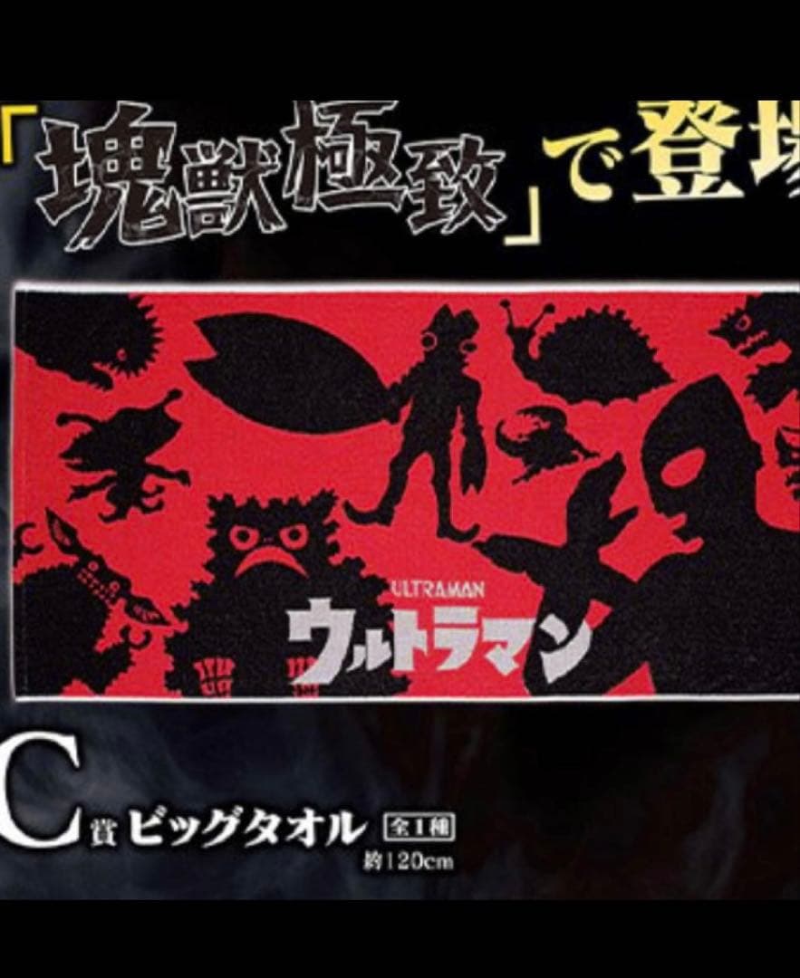 一番くじ ウルトラマンシリーズ 怪獣超大全 vol.2　ラストワン賞　C賞タオル