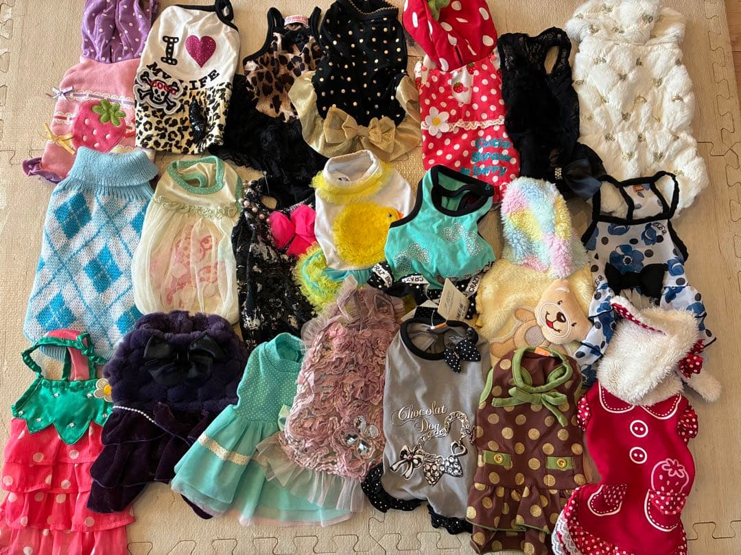 小型犬用服セット 多デザイン 21点