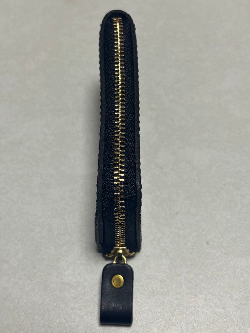 【新品】HERZ ヘルツ Organ 縦型ファスナーキーケース GS-31-BK