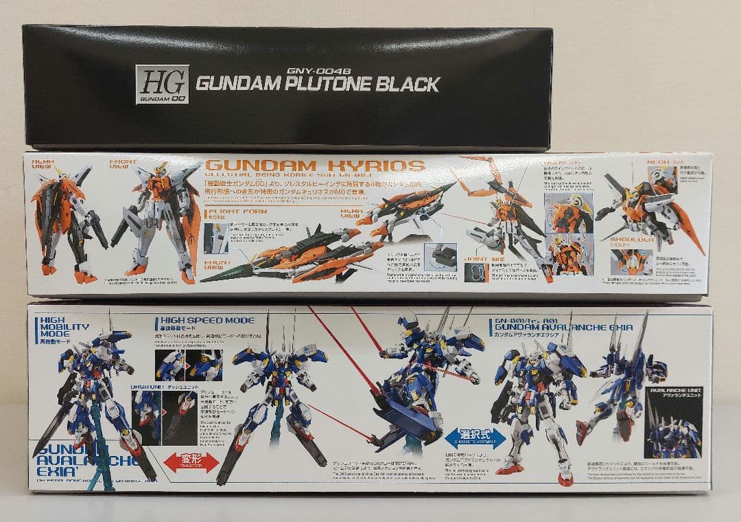 ＭＧ 1/100 ガンダムアヴァランチエクシアダッシュ　ガンダムキュリオ　他