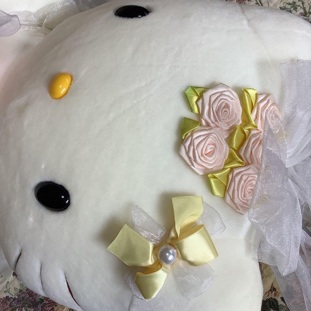 キティ　ウェディング　BIG ぬいぐるみ