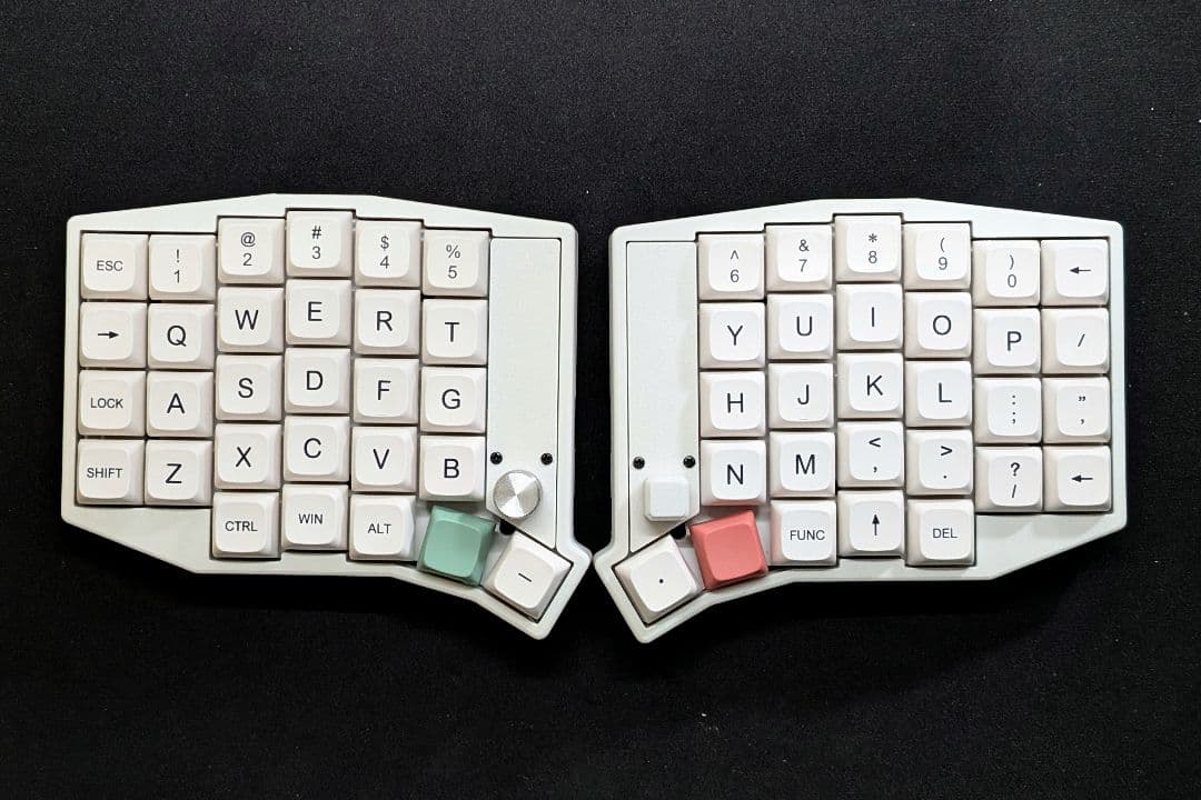 sofle 無線分割キーボード スイッチキーキャップ付き