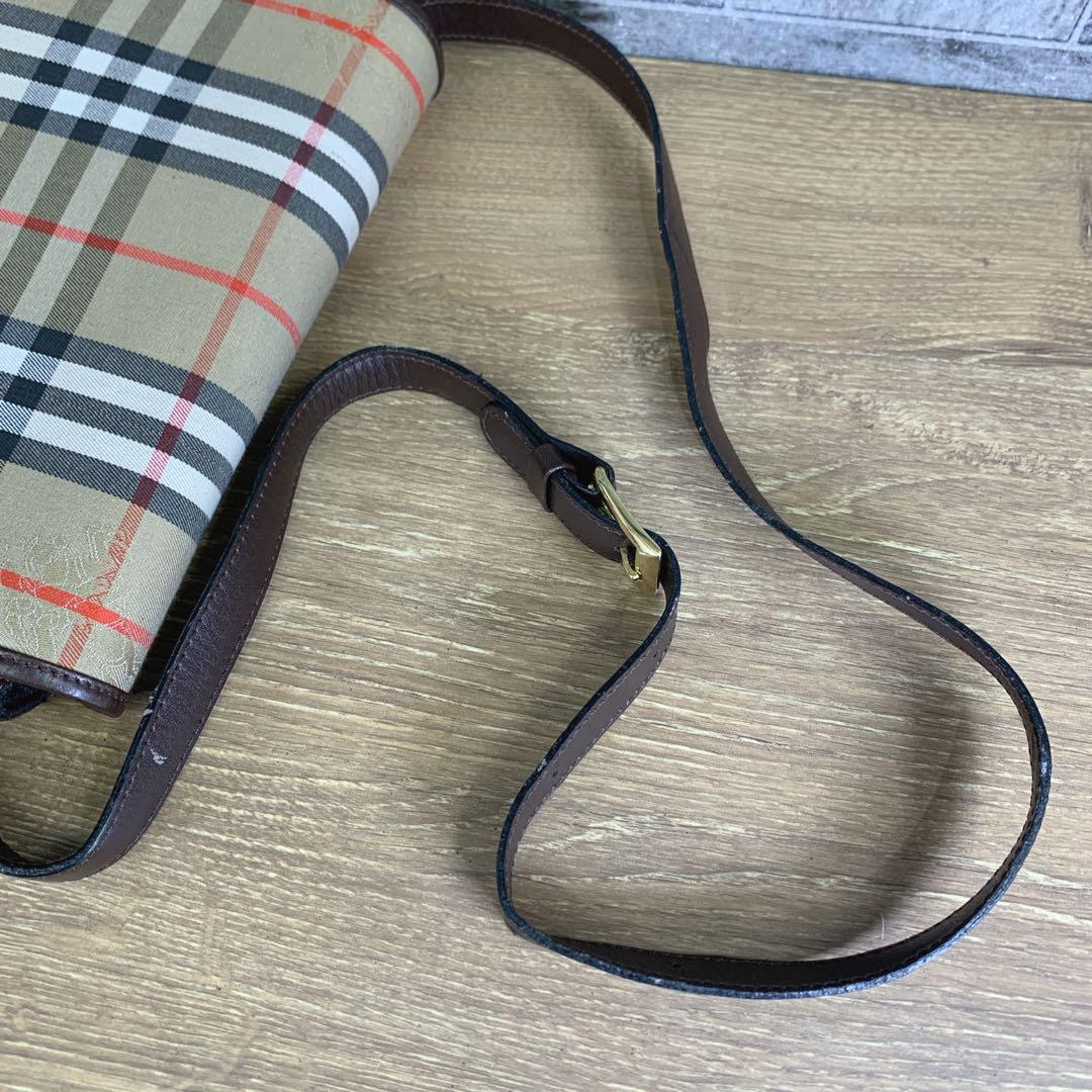 希少 タグ付き　オールド　BURBERRYS　ノバチェック　ショルダーバッグ