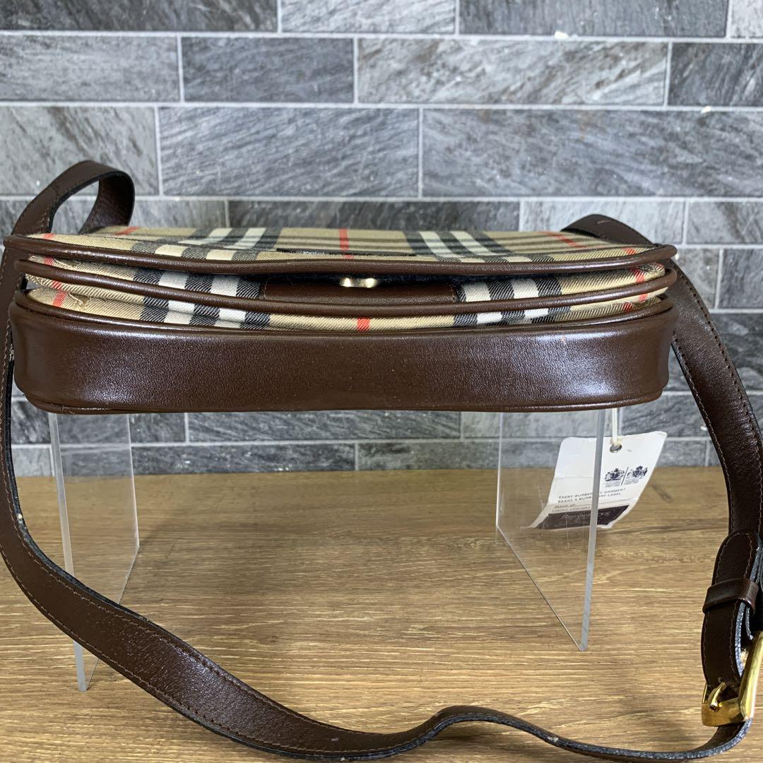 希少 タグ付き　オールド　BURBERRYS　ノバチェック　ショルダーバッグ