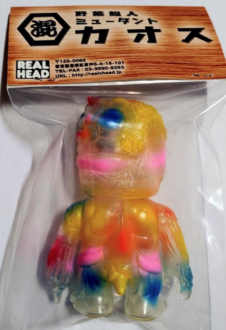 激レア★リアルヘッド REAL HEAD【ミュータントカオス ミニ】クリア塗装