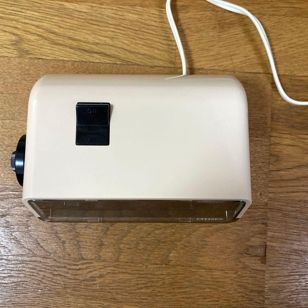 CITIZENパタパタ時計 ハイリーフ・カーチス 茶色　昭和　レトロ　可愛い