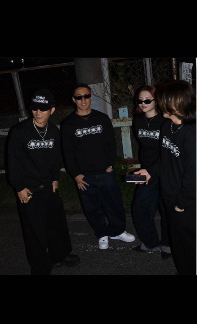 FloraCore 刺繍15oz hoodie