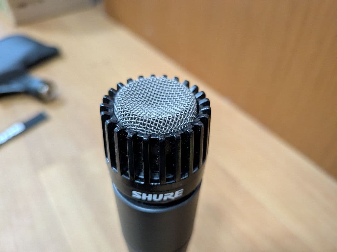【未使用】SHURE SM57 ダイナミックマイク【②】