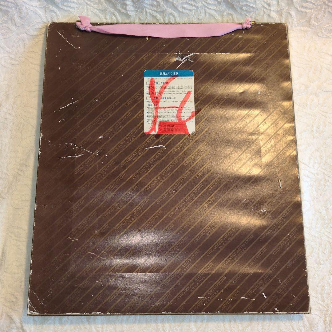 美品、アンティーク風額縁、フルーツ柄入り、立体型