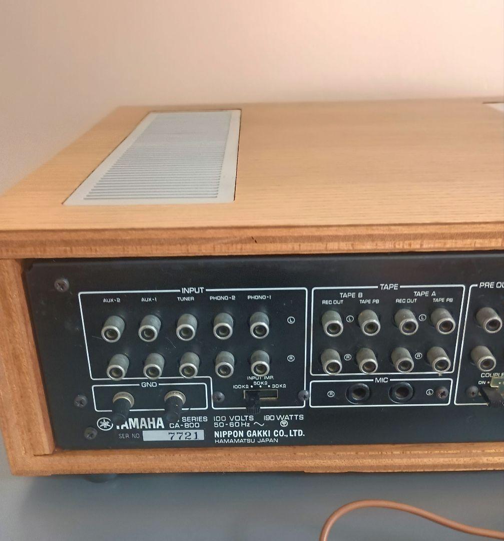 【美品】YAMAHA CA-800 プリメインアンプ
