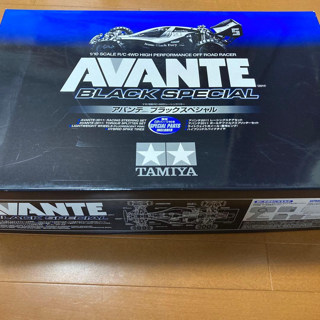 ホビーラジコン TAMIYA AVANTE BLACK SPECIAL 1/10