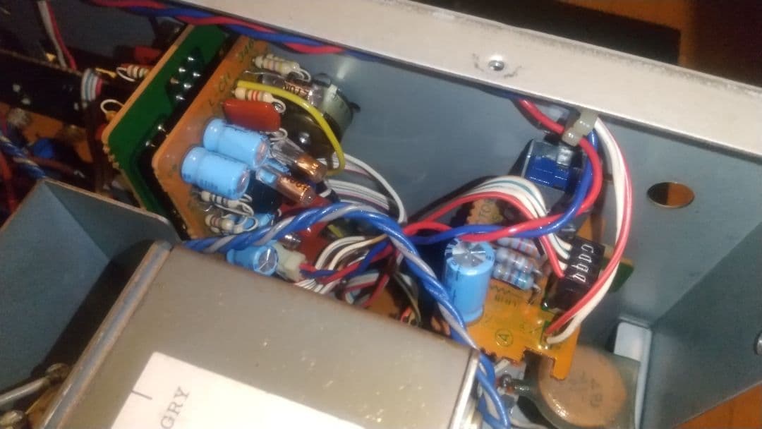 SANSUI AU-D707F ブラック ステレオプリメインアンプ メンテ施工済