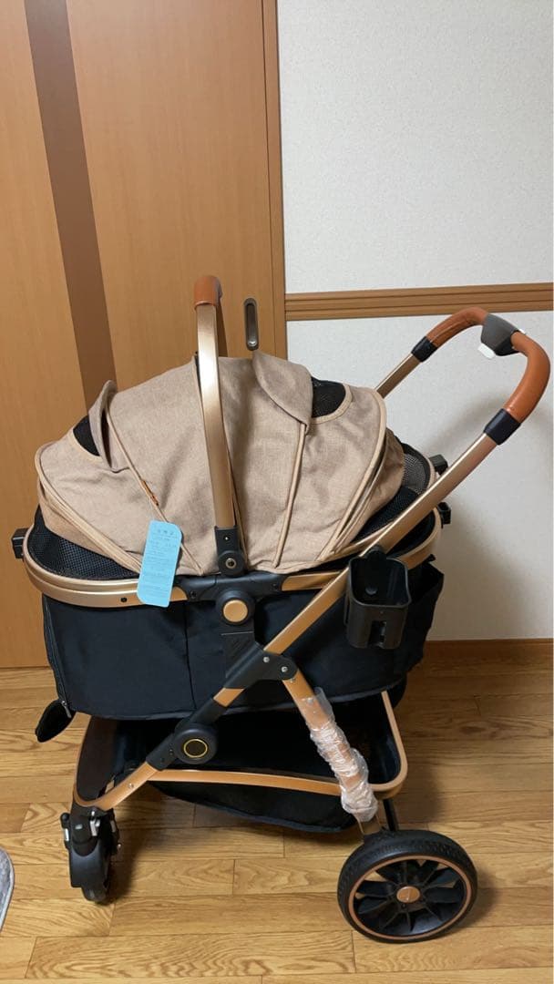 犬猫用ペットカート　折り畳み可、取り外し可