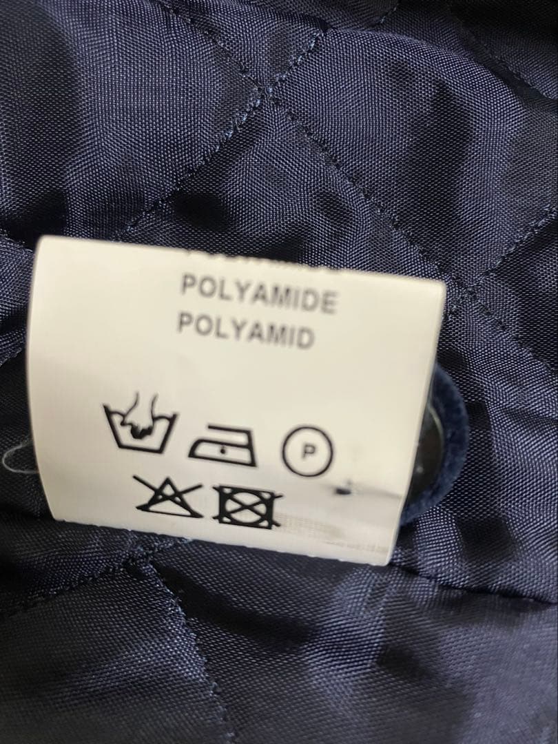 美品　イタリア製　140 ウール　ネイビーフォーマルコート　お受験　通塾