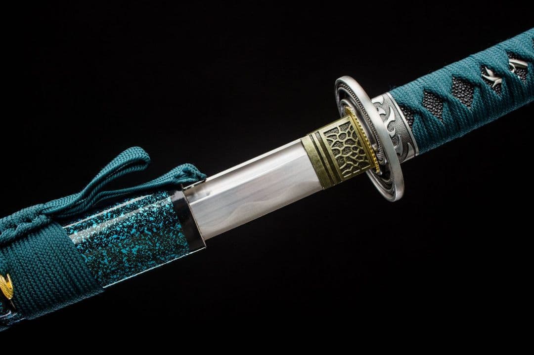 1050-武具 刀装具 日本刀　模造刀 居合刀 武士道 武蔵 鑑賞用 手鍛造打