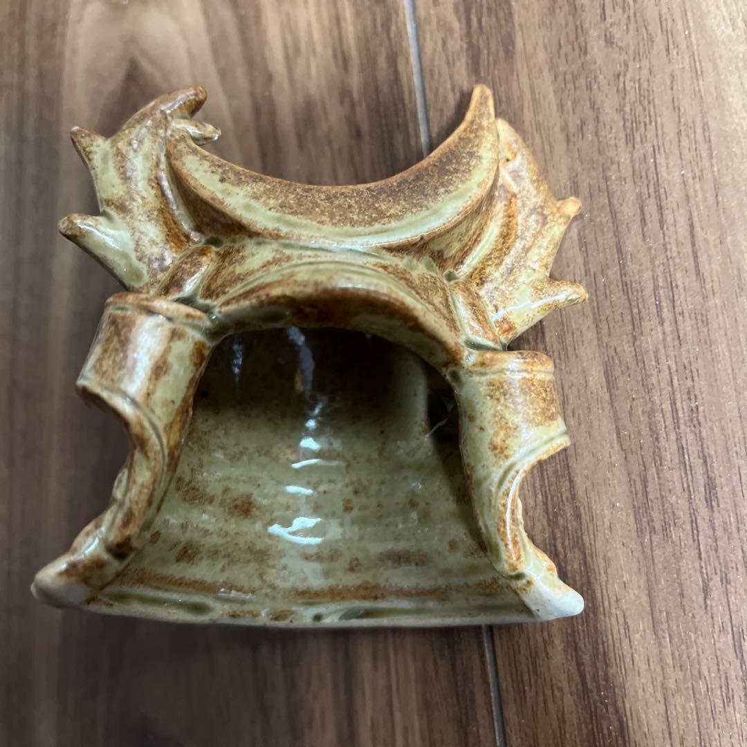 山中鹿介 陶器製 武士像 約30cm 清酒出雲銘酒ほろ酔の入れ物