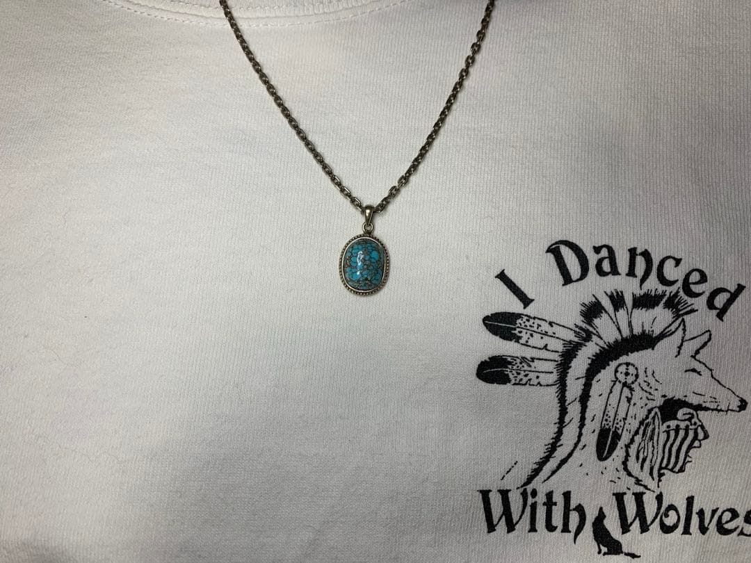 ターコイズ・ペンダント　トルコ石　天然石　tn837