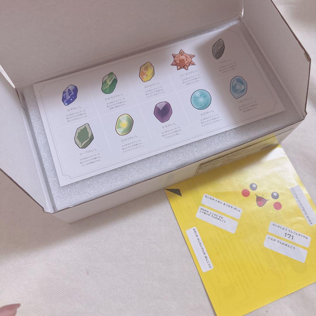 ポケモン 進化のいし 進化の石 ミニ標本 SHINKA NO ISHI