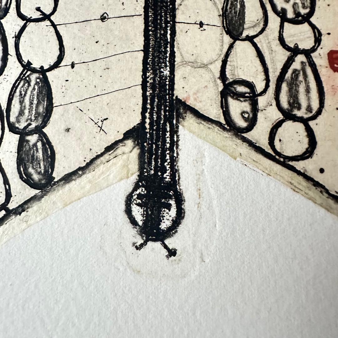 2120様感謝‼️花に蝶‼️アンドー・ヒロミ「POLLEN」限定銅版画署名